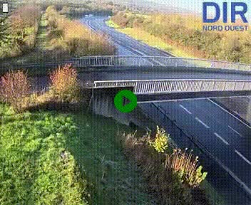 <h2>Webcam sur A84 à hauteur de Pont-Farcy, au niveau du pont autoroutier sur la Vire, au sud de Saint-Lô</h2>