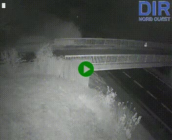<h2>Webcam sur A84 à hauteur de Pont-Farcy, au niveau du pont autoroutier sur la Vire, au sud de Saint-Lô</h2>
