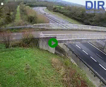 <h2>Webcam sur A84 à hauteur de Pont-Farcy, au niveau du pont autoroutier sur la Vire, au sud de Saint-Lô</h2>