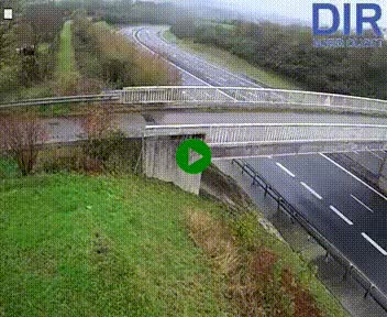 <h2>Webcam sur A84 à hauteur de Pont-Farcy, au niveau du pont autoroutier sur la Vire, au sud de Saint-Lô</h2>