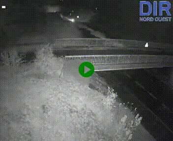<h2>Webcam sur A84 à hauteur de Pont-Farcy, au niveau du pont autoroutier sur la Vire, au sud de Saint-Lô</h2>