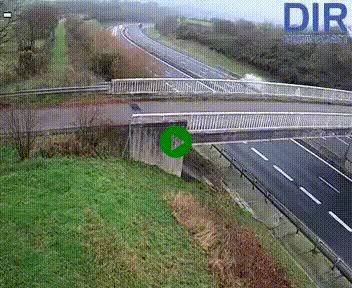 <h2>Webcam sur A84 à hauteur de Pont-Farcy, au niveau du pont autoroutier sur la Vire, au sud de Saint-Lô</h2>