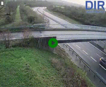 <h2>Webcam sur A84 à hauteur de Pont-Farcy, au niveau du pont autoroutier sur la Vire, au sud de Saint-Lô</h2>