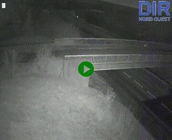 <h2>Webcam sur A84 à hauteur de Pont-Farcy, au niveau du pont autoroutier sur la Vire, au sud de Saint-Lô</h2>