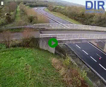 <h2>Webcam sur A84 à hauteur de Pont-Farcy, au niveau du pont autoroutier sur la Vire, au sud de Saint-Lô</h2>