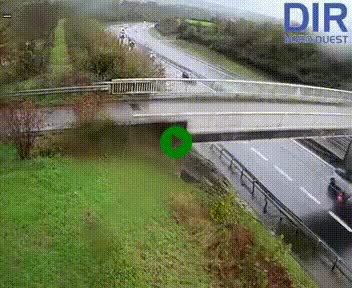 <h2>Webcam sur A84 à hauteur de Pont-Farcy, au niveau du pont autoroutier sur la Vire, au sud de Saint-Lô</h2>