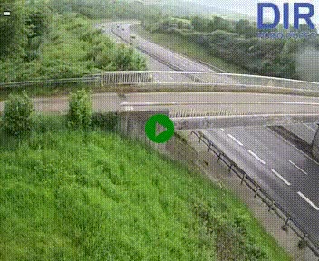 Webcam sur A84 à hauteur de Pont-Farcy, au niveau du pont autoroutier sur la Vire, au sud de Saint-Lô