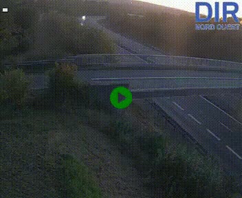 <h2>Webcam sur A84 à hauteur de Pont-Farcy, au niveau du pont autoroutier sur la Vire, au sud de Saint-Lô</h2>