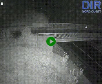 <h2>Webcam sur A84 à hauteur de Pont-Farcy, au niveau du pont autoroutier sur la Vire, au sud de Saint-Lô</h2>