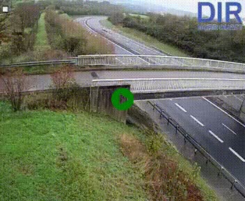 <h2>Webcam sur A84 à hauteur de Pont-Farcy, au niveau du pont autoroutier sur la Vire, au sud de Saint-Lô</h2>