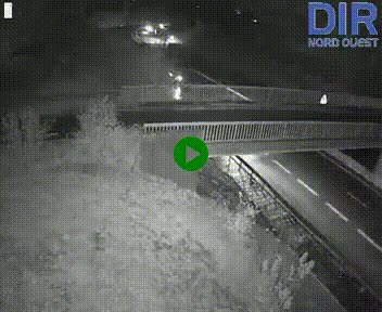<h2>Webcam sur A84 à hauteur de Pont-Farcy, au niveau du pont autoroutier sur la Vire, au sud de Saint-Lô</h2>