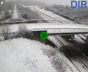 Webcam sur A84 à hauteur de Pont-Farcy, au niveau du pont autoroutier sur la Vire, au sud de Saint-Lô