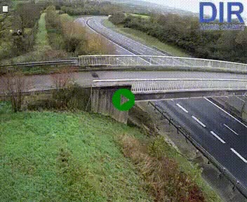 <h2>Webcam sur A84 à hauteur de Pont-Farcy, au niveau du pont autoroutier sur la Vire, au sud de Saint-Lô</h2>