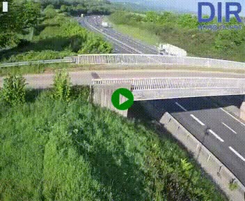 Webcam sur A84 à hauteur de Pont-Farcy, au niveau du pont autoroutier sur la Vire, au sud de Saint-Lô