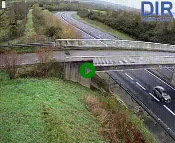 <h2>Webcam sur A84 à hauteur de Pont-Farcy, au niveau du pont autoroutier sur la Vire, au sud de Saint-Lô</h2>