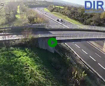 <h2>Webcam sur A84 à hauteur de Pont-Farcy, au niveau du pont autoroutier sur la Vire, au sud de Saint-Lô</h2>