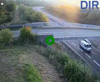 <h2>Webcam sur A84 à hauteur de Pont-Farcy, au niveau du pont autoroutier sur la Vire, au sud de Saint-Lô</h2>