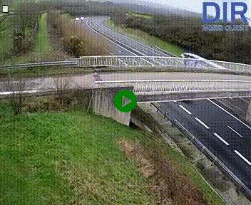<h2>Webcam sur A84 à hauteur de Pont-Farcy, au niveau du pont autoroutier sur la Vire, au sud de Saint-Lô</h2>