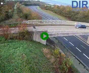 <h2>Webcam sur A84 à hauteur de Pont-Farcy, au niveau du pont autoroutier sur la Vire, au sud de Saint-Lô</h2>