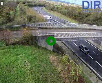 <h2>Webcam sur A84 à hauteur de Pont-Farcy, au niveau du pont autoroutier sur la Vire, au sud de Saint-Lô</h2>