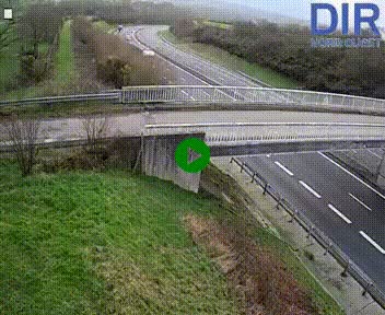 <h2>Webcam sur A84 à hauteur de Pont-Farcy, au niveau du pont autoroutier sur la Vire, au sud de Saint-Lô</h2>