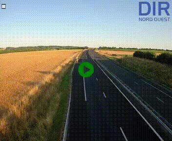 Webcam sur A84 à hauteur de l'échangeur de Poilley avec la N175, au sud d'Avranches