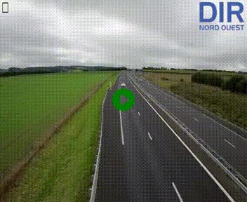 <h2>Webcam sur A84 à hauteur de l'échangeur de Poilley avec la N175, au sud d'Avranches</h2>
