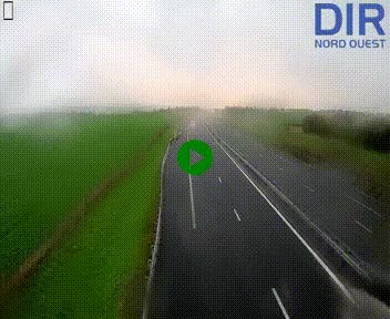 Webcam sur A84 à hauteur de l'échangeur de Poilley avec la N175, au sud d'Avranches