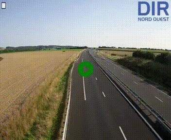 Webcam sur A84 à hauteur de l'échangeur de Poilley avec la N175, au sud d'Avranches