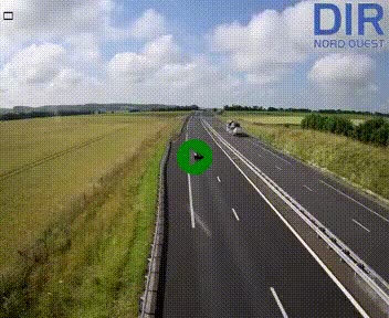 Webcam sur A84 à hauteur de l'échangeur de Poilley avec la N175, au sud d'Avranches