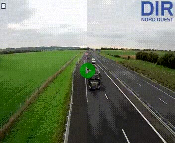 <h2>Webcam sur A84 à hauteur de l'échangeur de Poilley avec la N175, au sud d'Avranches</h2>