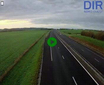 Webcam sur A84 à hauteur de l'échangeur de Poilley avec la N175, au sud d'Avranches