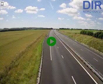 Webcam sur A84 à hauteur de l'échangeur de Poilley avec la N175, au sud d'Avranches