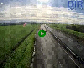 Webcam sur A84 à hauteur de l'échangeur de Poilley avec la N175, au sud d'Avranches