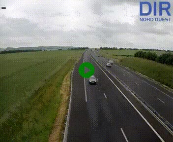 Webcam sur A84 à hauteur de l'échangeur de Poilley avec la N175, au sud d'Avranches