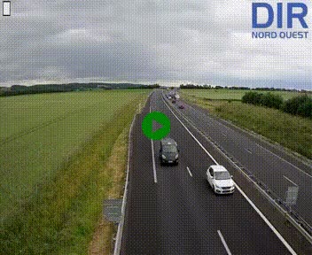 Webcam sur A84 à hauteur de l'échangeur de Poilley avec la N175, au sud d'Avranches