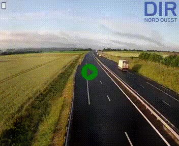 Webcam sur A84 à hauteur de l'échangeur de Poilley avec la N175, au sud d'Avranches