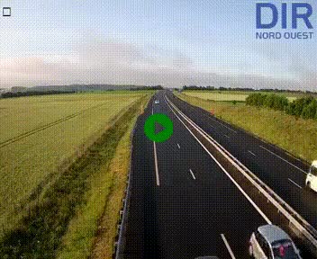 Webcam sur A84 à hauteur de l'échangeur de Poilley avec la N175, au sud d'Avranches