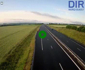 Webcam sur A84 à hauteur de l'échangeur de Poilley avec la N175, au sud d'Avranches