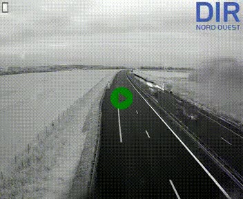 Webcam sur A84 à hauteur de l'échangeur de Poilley avec la N175, au sud d'Avranches