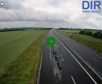 Webcam sur A84 à hauteur de l'échangeur de Poilley avec la N175, au sud d'Avranches