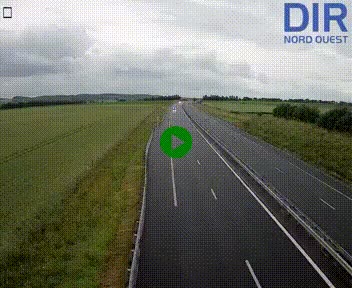 Webcam sur A84 à hauteur de l'échangeur de Poilley avec la N175, au sud d'Avranches