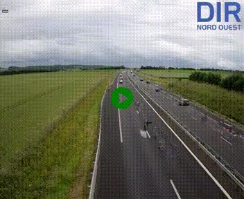Webcam sur A84 à hauteur de l'échangeur de Poilley avec la N175, au sud d'Avranches
