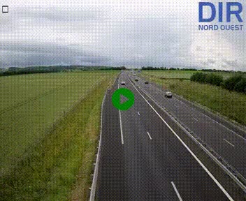 Webcam sur A84 à hauteur de l'échangeur de Poilley avec la N175, au sud d'Avranches