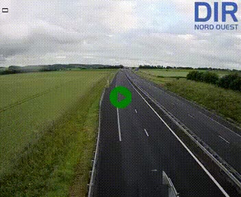 Webcam sur A84 à hauteur de l'échangeur de Poilley avec la N175, au sud d'Avranches