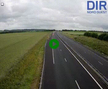 Webcam sur A84 à hauteur de l'échangeur de Poilley avec la N175, au sud d'Avranches