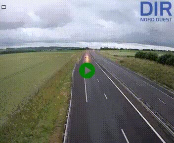 Webcam sur A84 à hauteur de l'échangeur de Poilley avec la N175, au sud d'Avranches