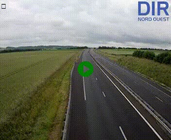 Webcam sur A84 à hauteur de l'échangeur de Poilley avec la N175, au sud d'Avranches