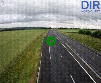 Webcam sur A84 à hauteur de l'échangeur de Poilley avec la N175, au sud d'Avranches