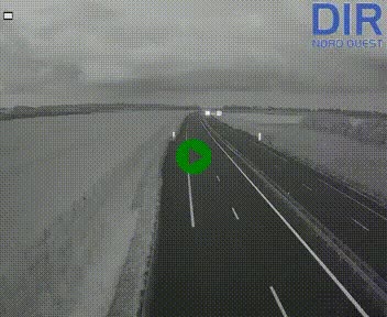 Webcam sur A84 à hauteur de l'échangeur de Poilley avec la N175, au sud d'Avranches